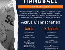 Handball im TSV Deute sucht junge Talente