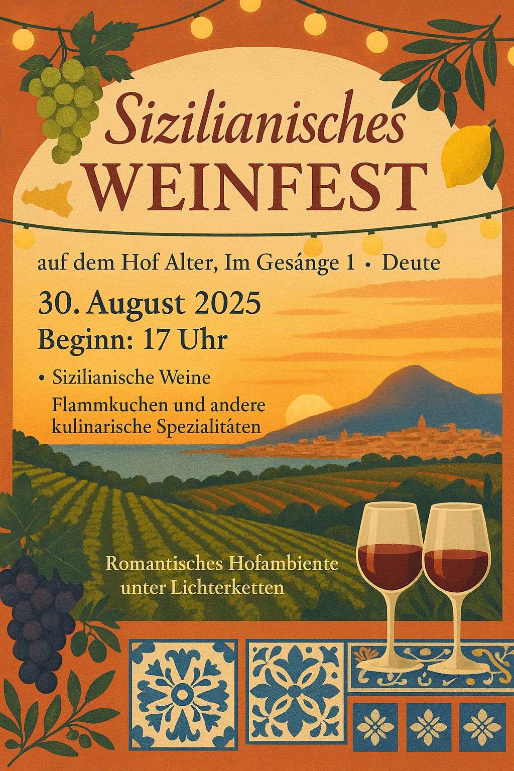 Web Weinfest Deute 2025 plakatentwurf