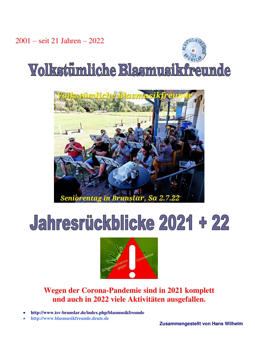 VBF Jahresrückblick 2022 Titelseite