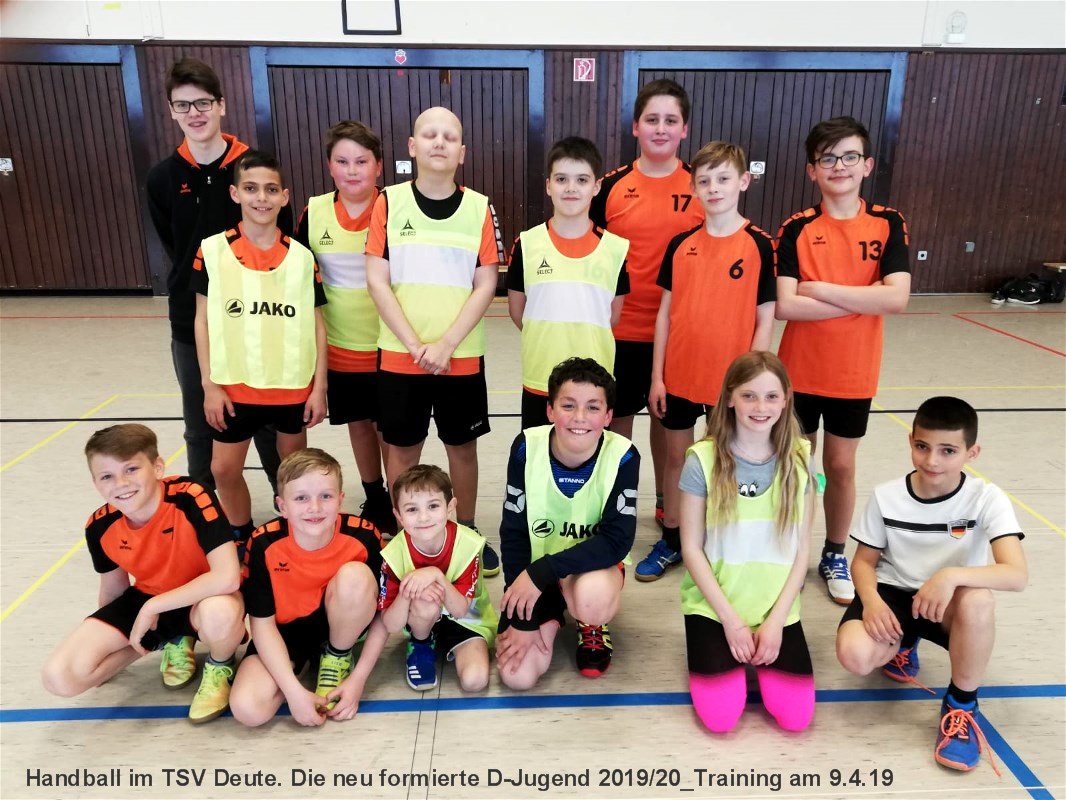 Web IMG 20190409 WA008 TSV Deute neue Handball D Jugend 2019 20 Training