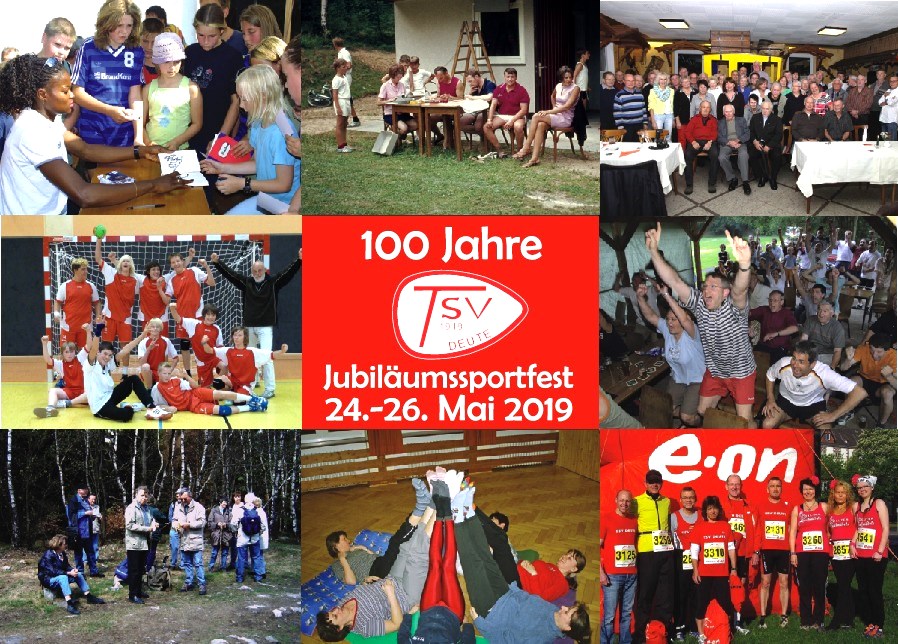 TSV Deute 100 Jahre Einladung