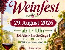 10. Deuter Weinfest am Sa. 29.August ´26