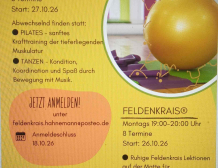 Es läuft bei ´Alles Fit und Feldenkrais´..